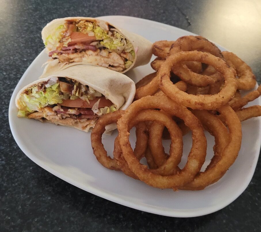 bbq chicken wrap